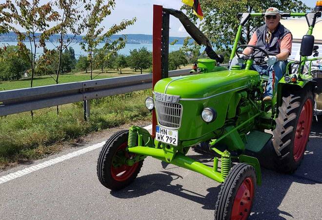 
		Bad Rappenau:  Bonfelder fährt mit seinem Traktor mit 20 Sachen durch die Lande
		
