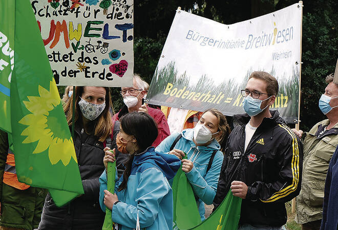 
		Klima-Demo:  Rund 200 Weinheimer protestierten für mehr Klimaschutz
		
