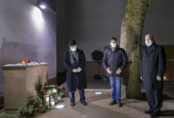 
		Heidelberg:  Viele gedenken der Pogromnacht - auch ohne zentrale Feier
		