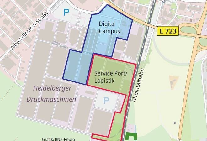 
		Wiesloch-Walldorf:  Grünes Licht für Industrie- und Gewerbepark auf dem Heideldruck-Gelände
		