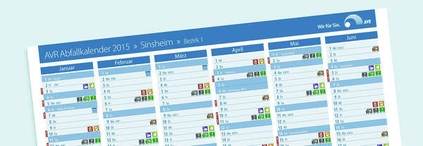 Der Rhein-Neckar-Kreis bekommt einen neuen Abfallkalender - Nachrichten aus der Metropolregion 