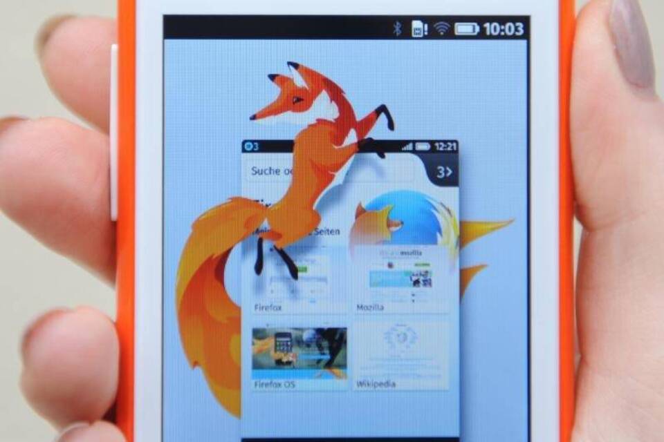 Firefox-Betriebssystem auf Smartphone