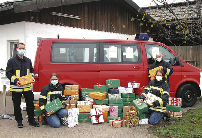 Gaiberg: Feuerwehr sammelt Weihnachtsgeschenke
