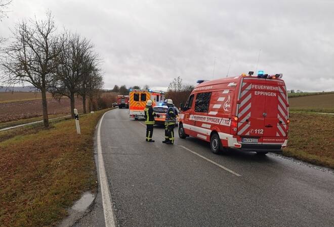 
		Mühlbach:  Kreisstraße nach Eppingen gesperrt
		