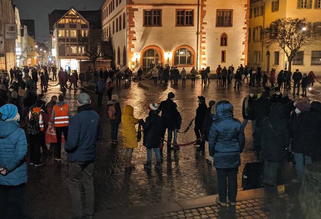 
		Mosbach:  Versammlungen am Montag blieben friedlich
		