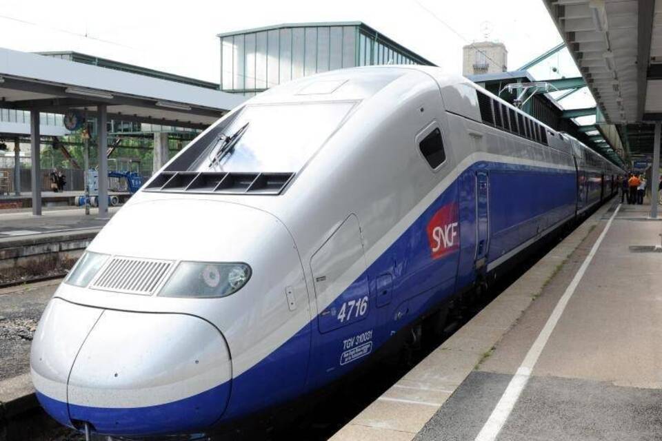 TGV-Zug in Stuttgart