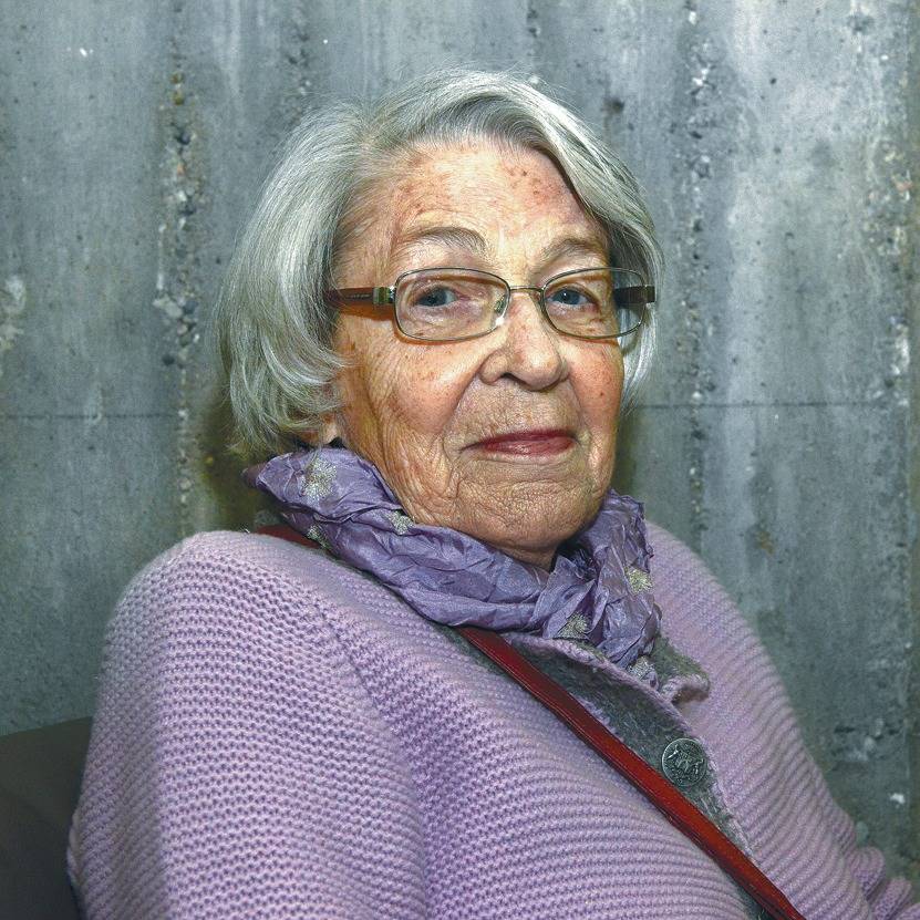 Sie erzählten von ihrer Flucht: Vera Walz 1945 aus Niederschlesien .