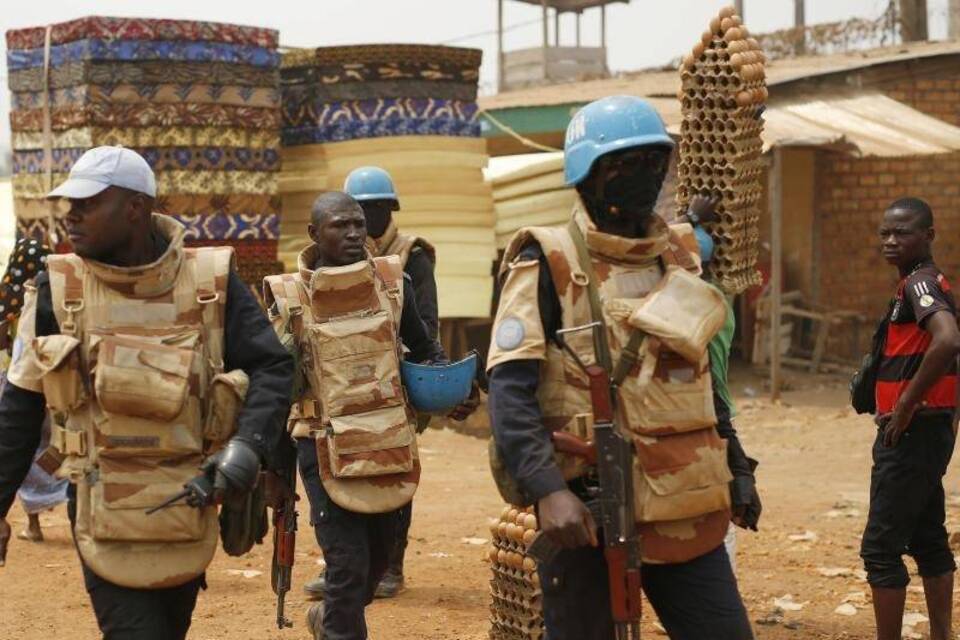 UN-Friedenswächter in Bangui