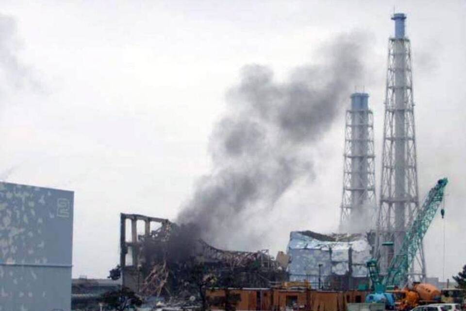 Rauch über Fukushima