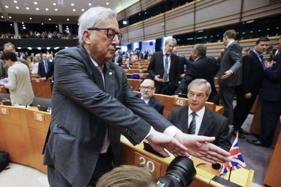 Juncker und Farage