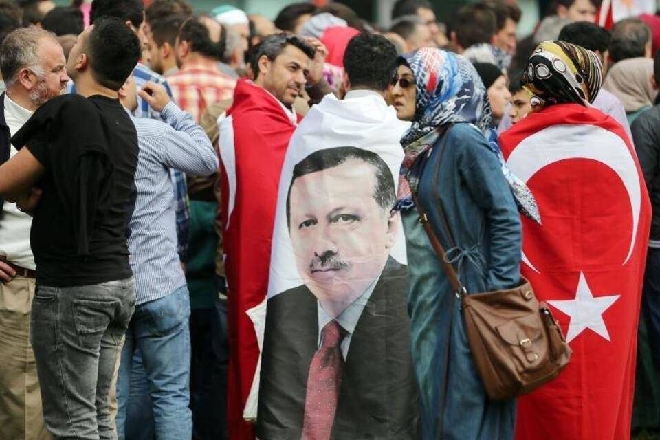 Pro-Erdogan-Demonstrant