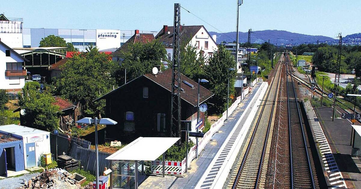 Bahnhof Heddesheim-Hirschberg "genau im Plan" trotz Baupause - Rhein-Neckar Zeitung