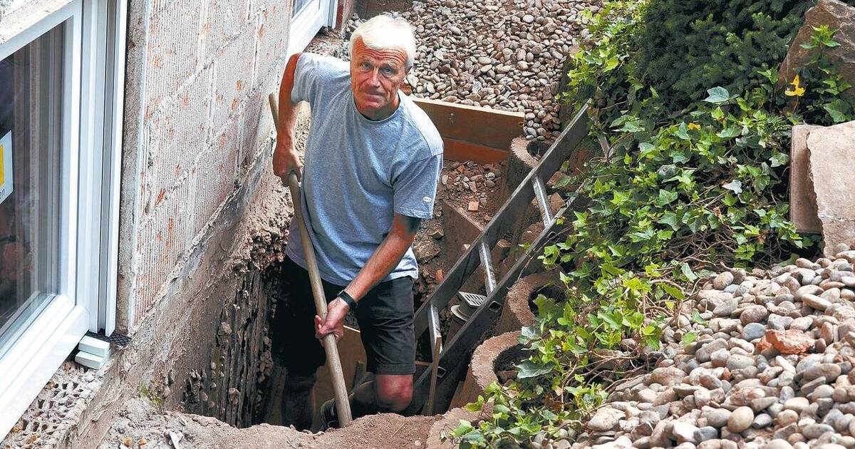 Waldbrunn: Familie Wesch aus Mülben wohnt seit dem Mai-Unwetter in einer ... - Rhein-Neckar Zeitung