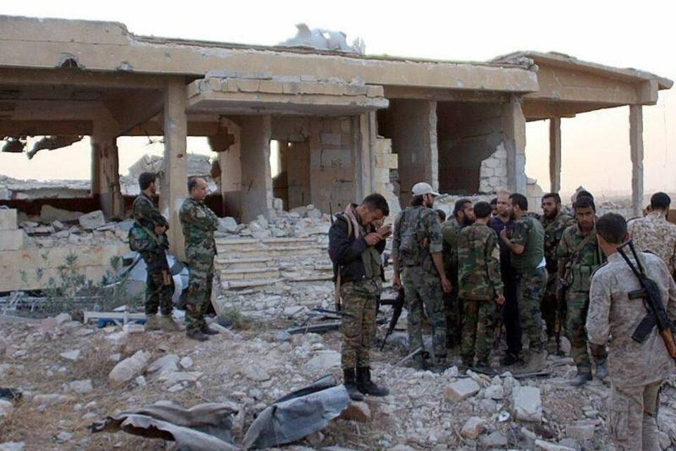Syrische Regierungssoldaten