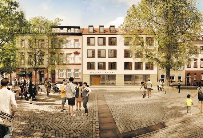 Heidelberg: So wird das Hotel am Neuenheimer Marktplatz gebaut