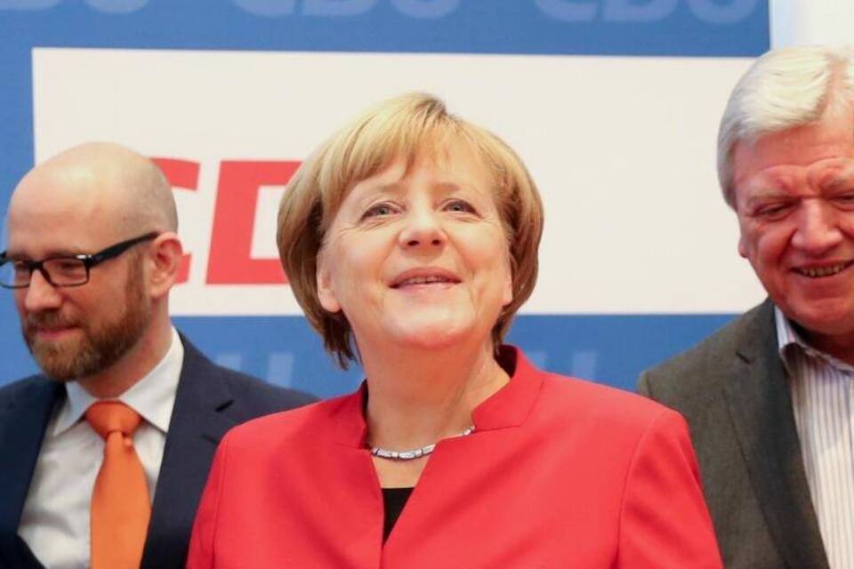 Tauber, Merkel und Bouffier