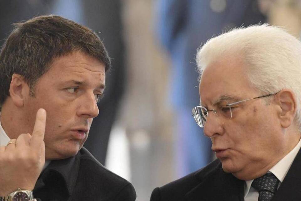 Renzi und Mattarella
