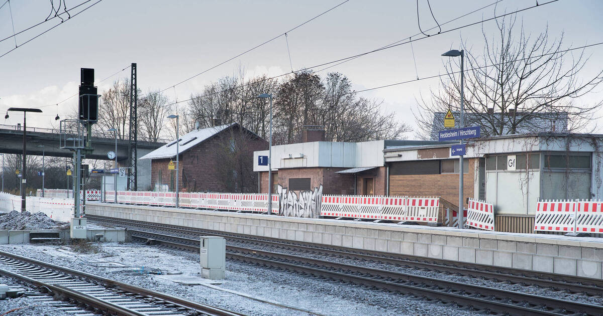 Die S-Bahn wird wohl erst 2020 in Hirschberg/Heddesheim halten - Rhein-Neckar Zeitung