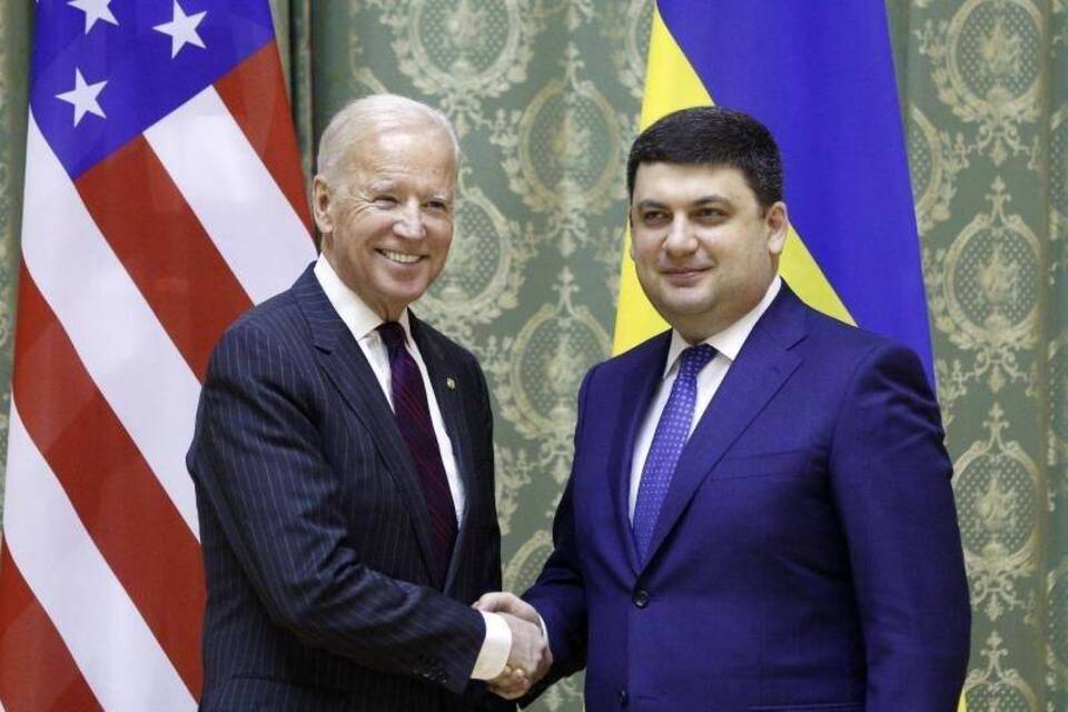Joe Biden in der Ukraine