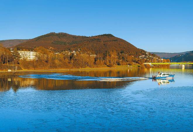 Friert der Heidelberger Neckar bald zu?