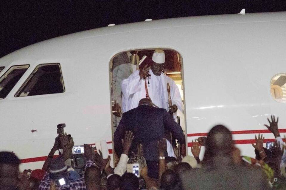 Jammeh verlässt Gambia