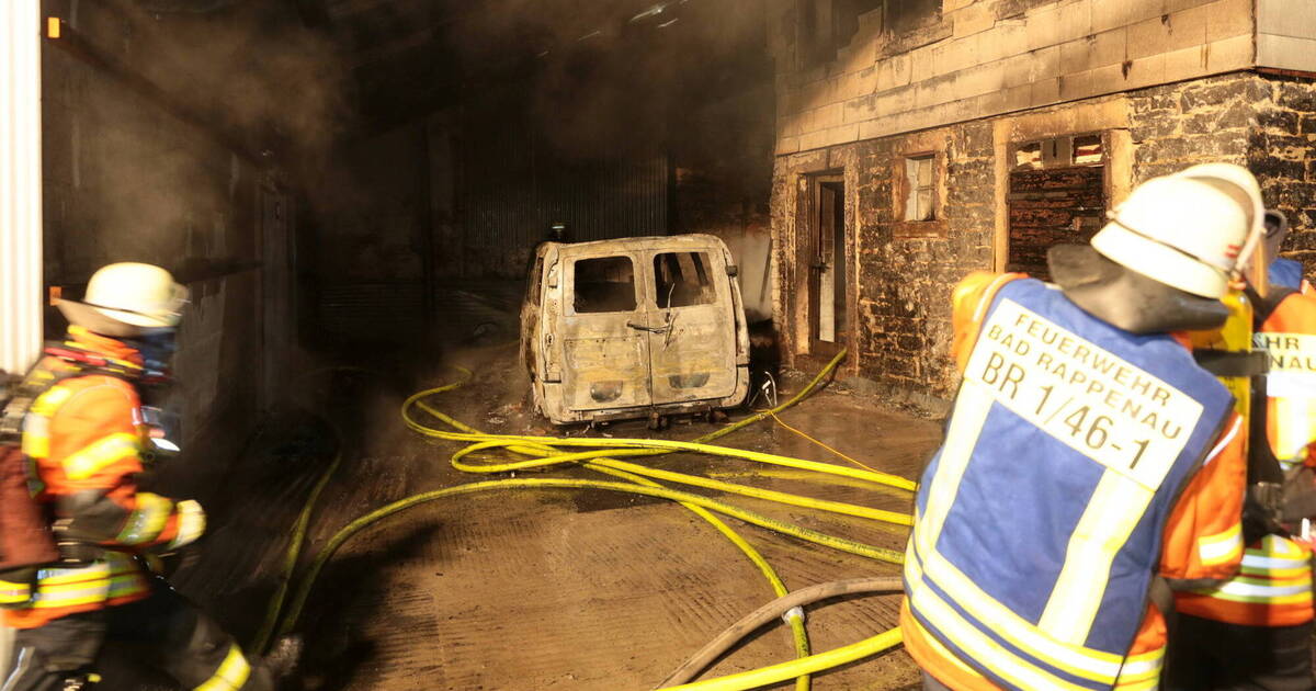 Bad Rappenau: Feuer in Transporter setzt Wohnhaus in Brand - Rhein-Neckar Zeitung