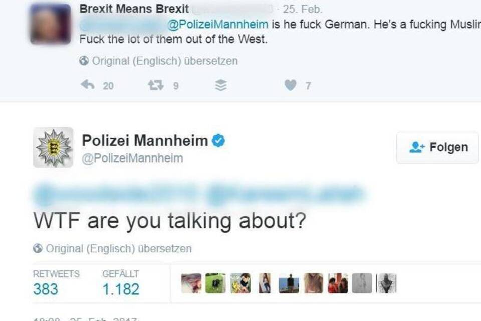 Polizei-Tweet