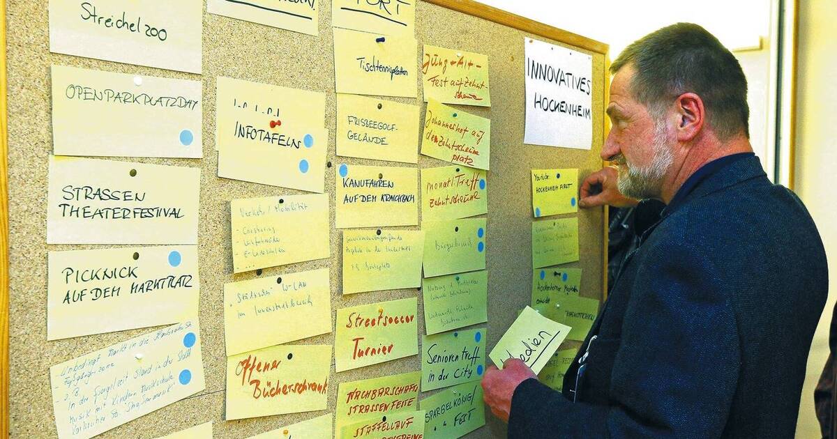 Bürger-Workshop sammelt Ideen für ein attraktives Hockenheim - Rhein-Neckar Zeitung