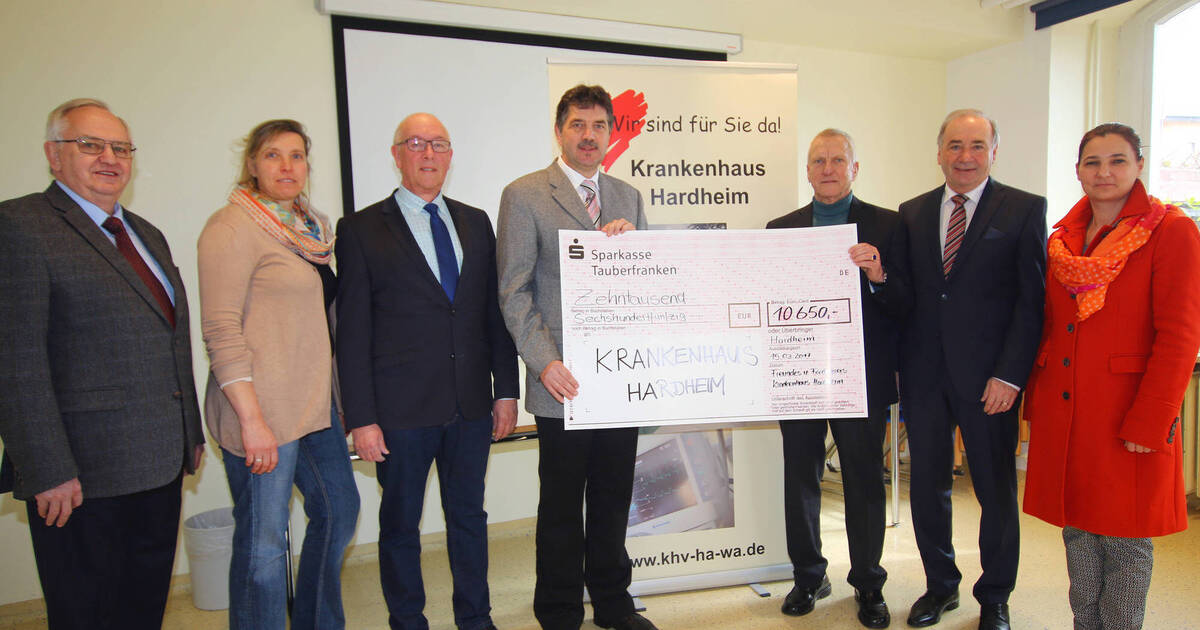 Krankenhaus-Förderverein Hardheim war wieder großzügig - Rhein-Neckar Zeitung