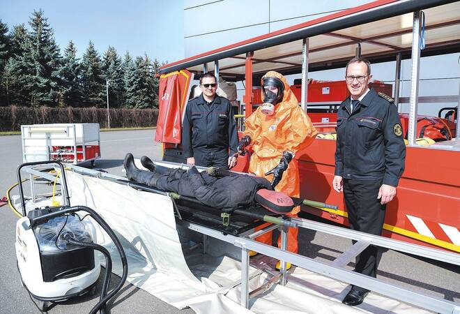 Feuerwehr Heidelberg: Spezialtruppe "Dekon-V"-Einheit" ist gut gerüstet