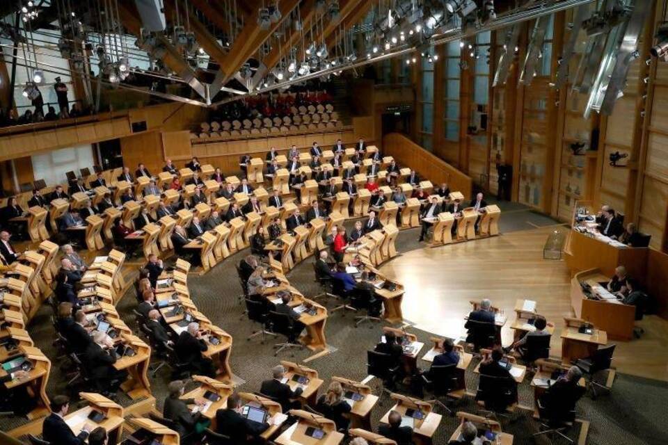 Schottisches Parlament in Edinbrugh