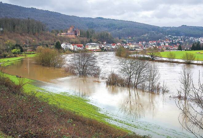 
		Neckarsteinach:  Und schon wieder Hochwasser
		