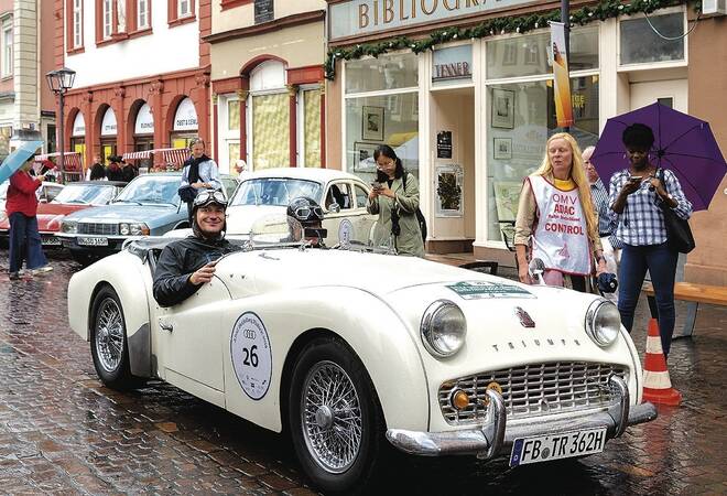 
		Oldtimer-Rallye:  So lief die Heidelberg Historic am Freitag (plus Video)
		