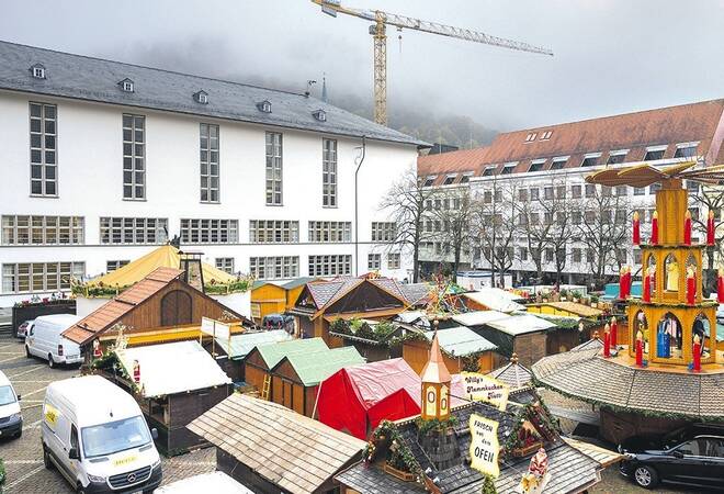 Heidelberg:  Der Weihnachtsmarkt ist startklar
