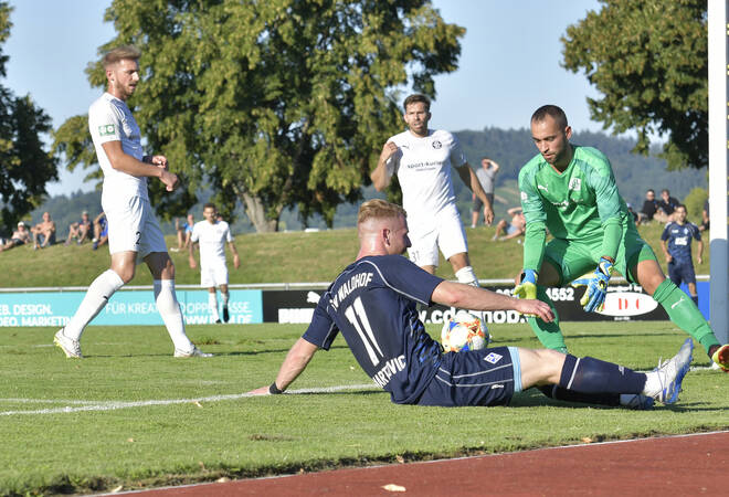 
		SV Waldhof:  Andis Shala trifft in der 90. Minute zum 2:1 gegen Heddesheim
		