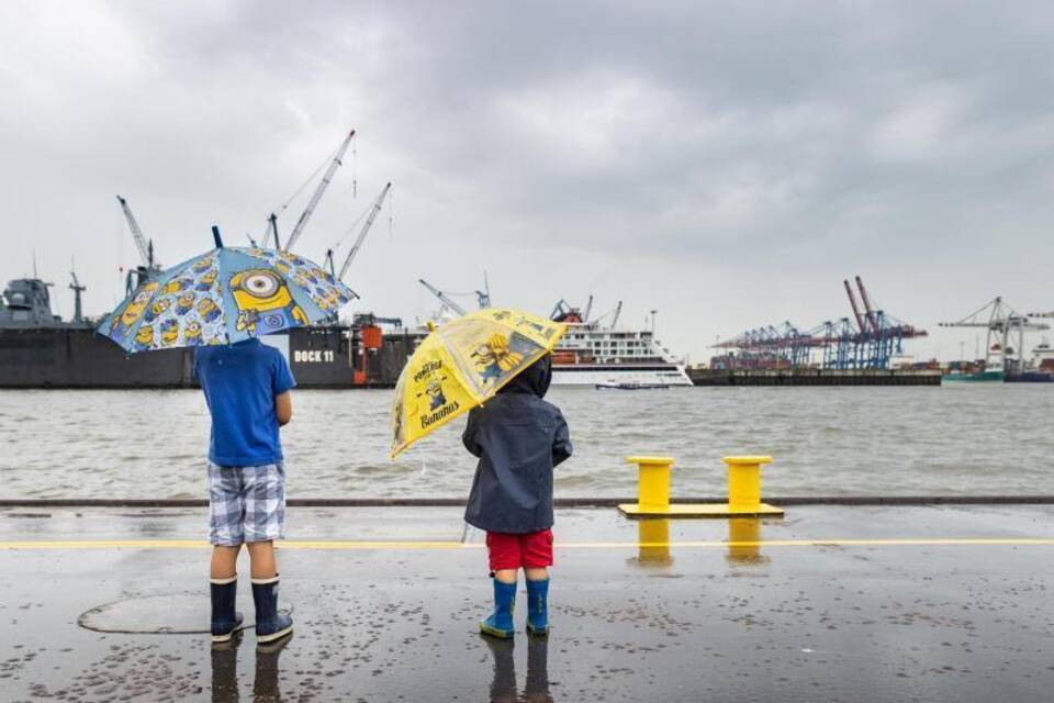 Regen in Hamburg