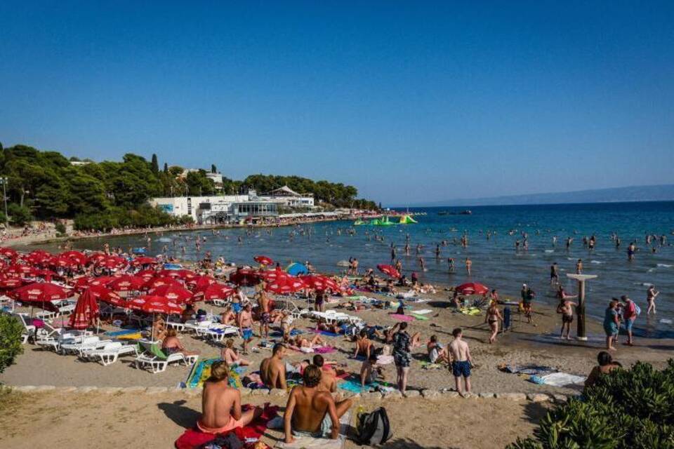 Strand in Kroatien Strand in Kroatien