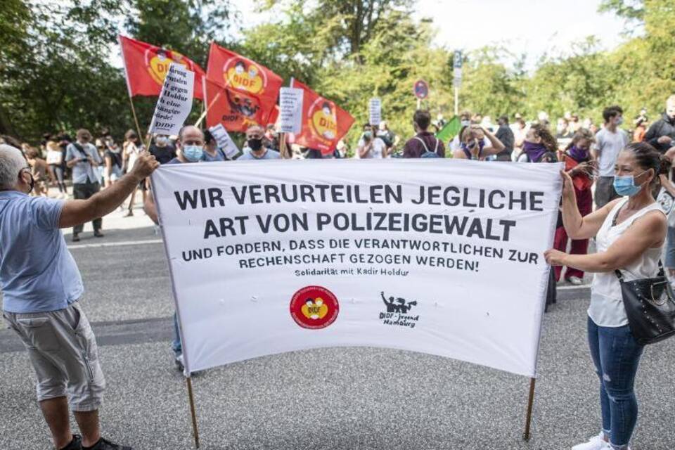 Demonstration in Hamburg