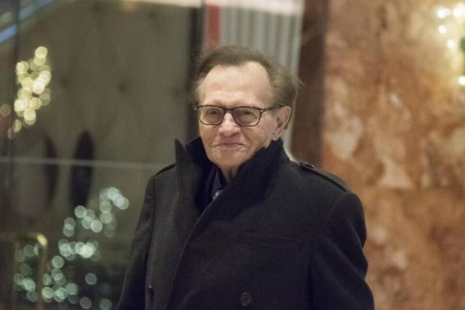 Talkshow-Moderator Larry King Talkshow-Moderator Larry King