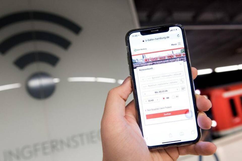 Kostenfreies WLAN am Bahnsteig
