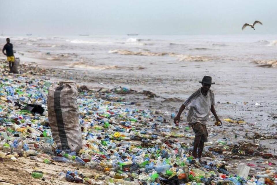 Plastikmüll in Ghana