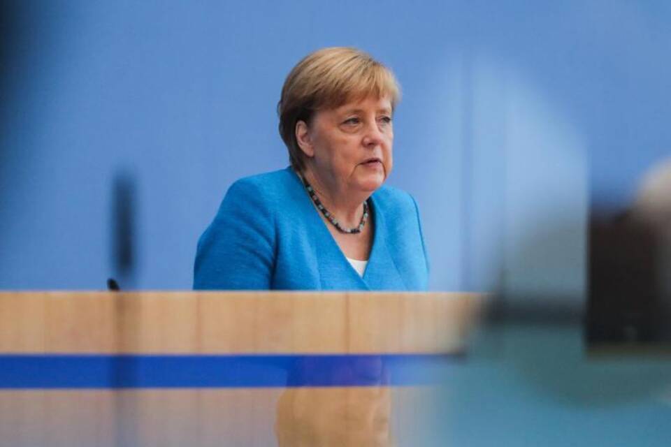 Sommer-Pressekonferenz von Merkel
