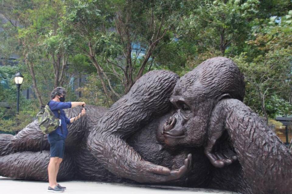 Gorilla-Figur