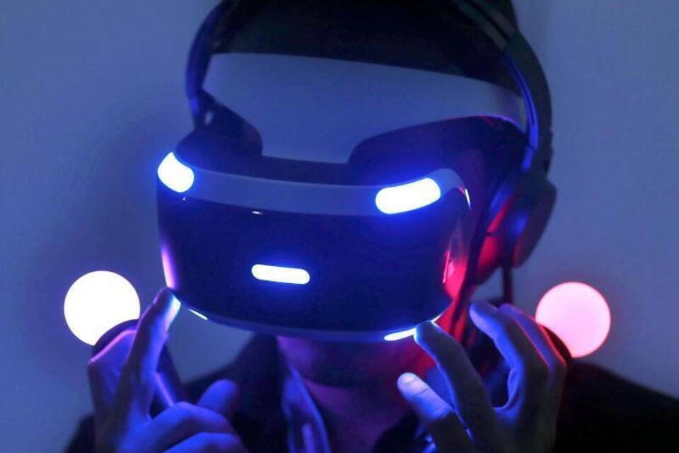 VR-Brille auf der Gamescom