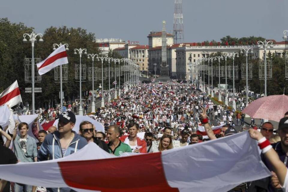 Proteste in Belarus Proteste in Belarus