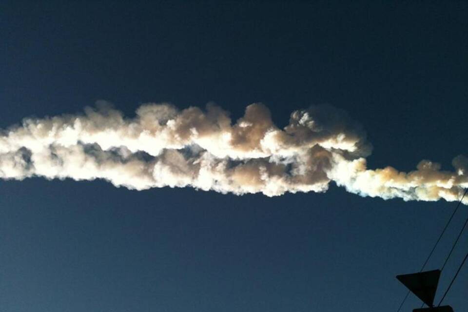 Meteorit über Tscheljabinsk Meteorit über Tscheljabinsk