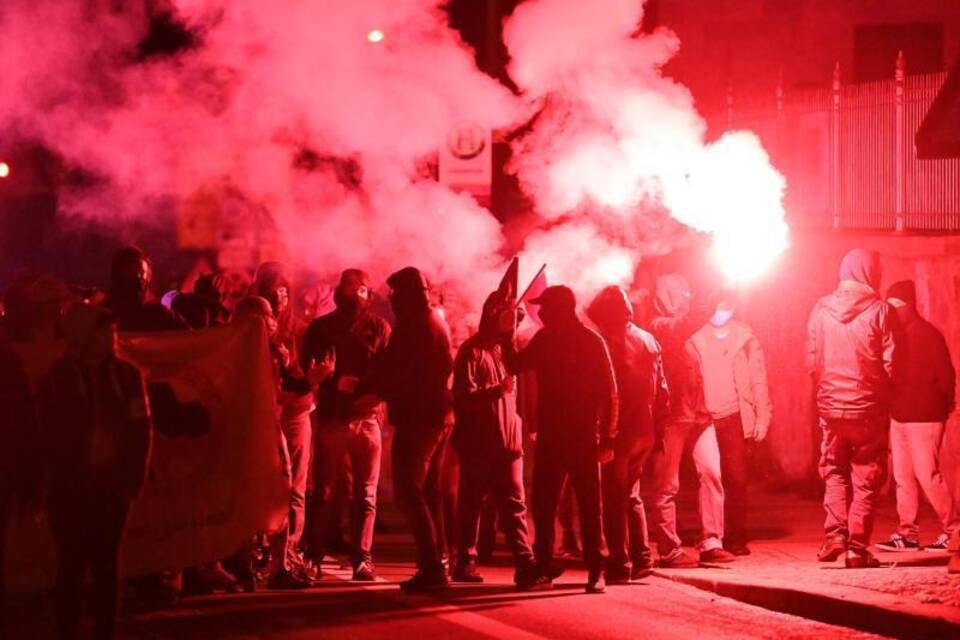 Demonstration in Leipzig