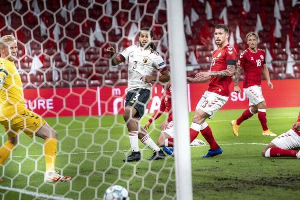 Belgiens Führungstreffer Belgiens Führungstreffer
