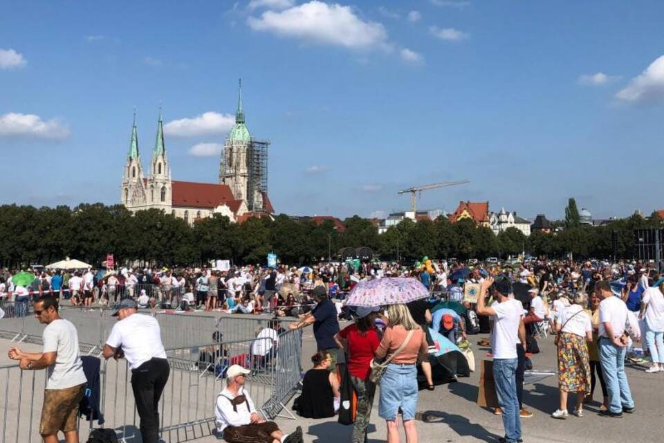 Protest in München