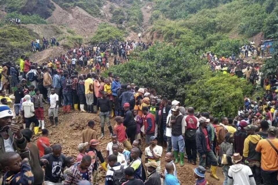 Minenunglück im Kongo